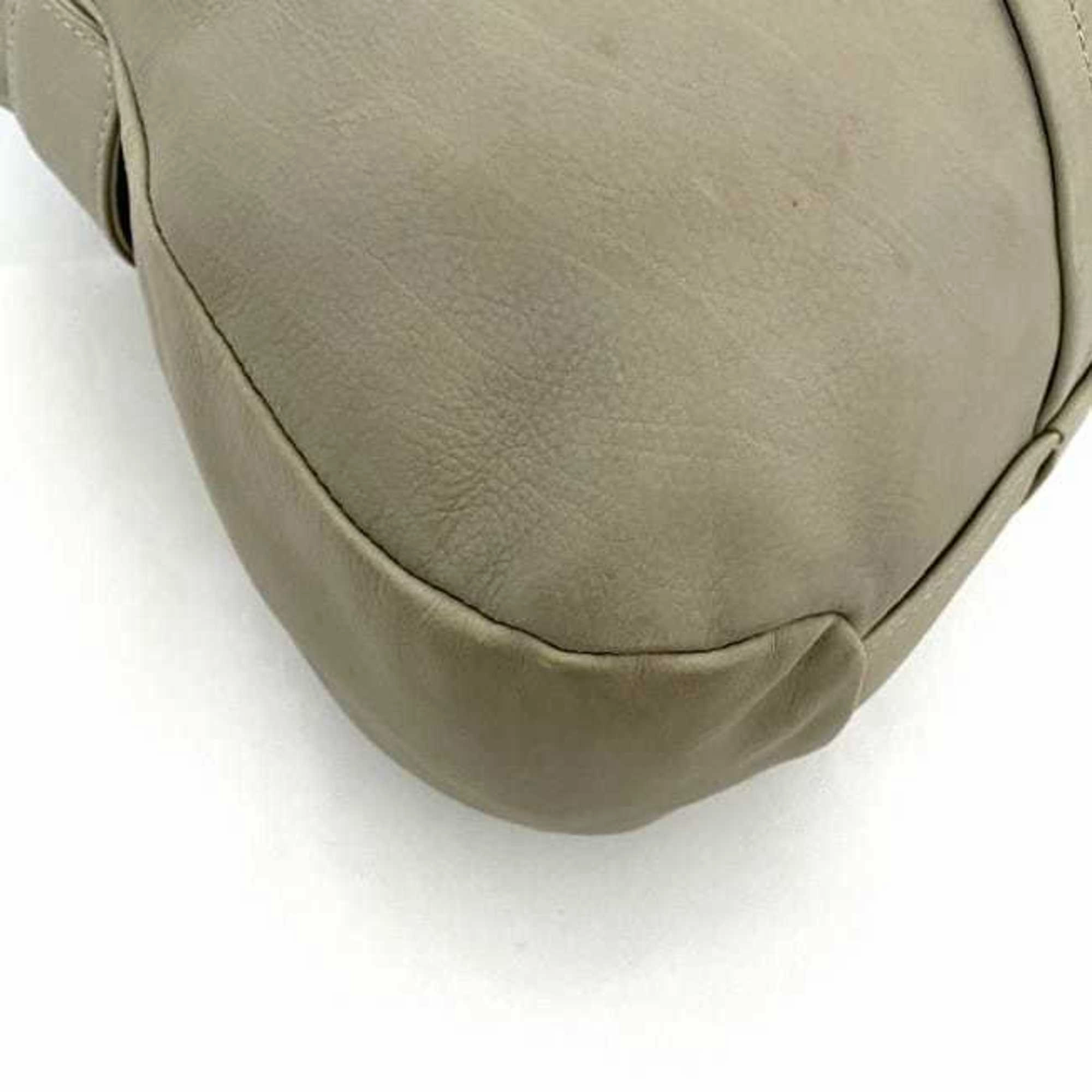 Salvatore Ferragamo Gancini Leather Tote Bag (Pre-Owned)