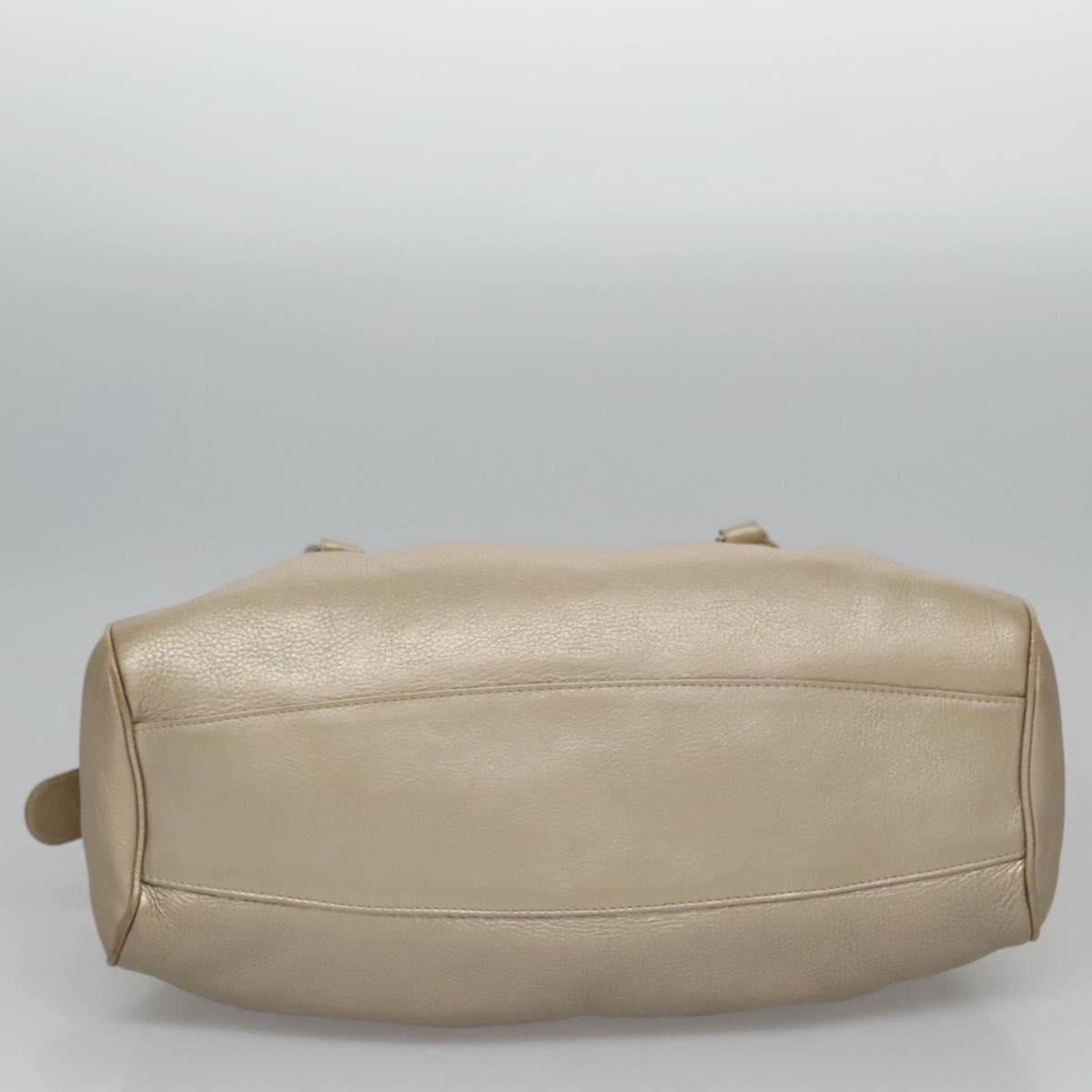 Salvatore Ferragamo Gancini Leather Tote Bag (Pre-Owned)