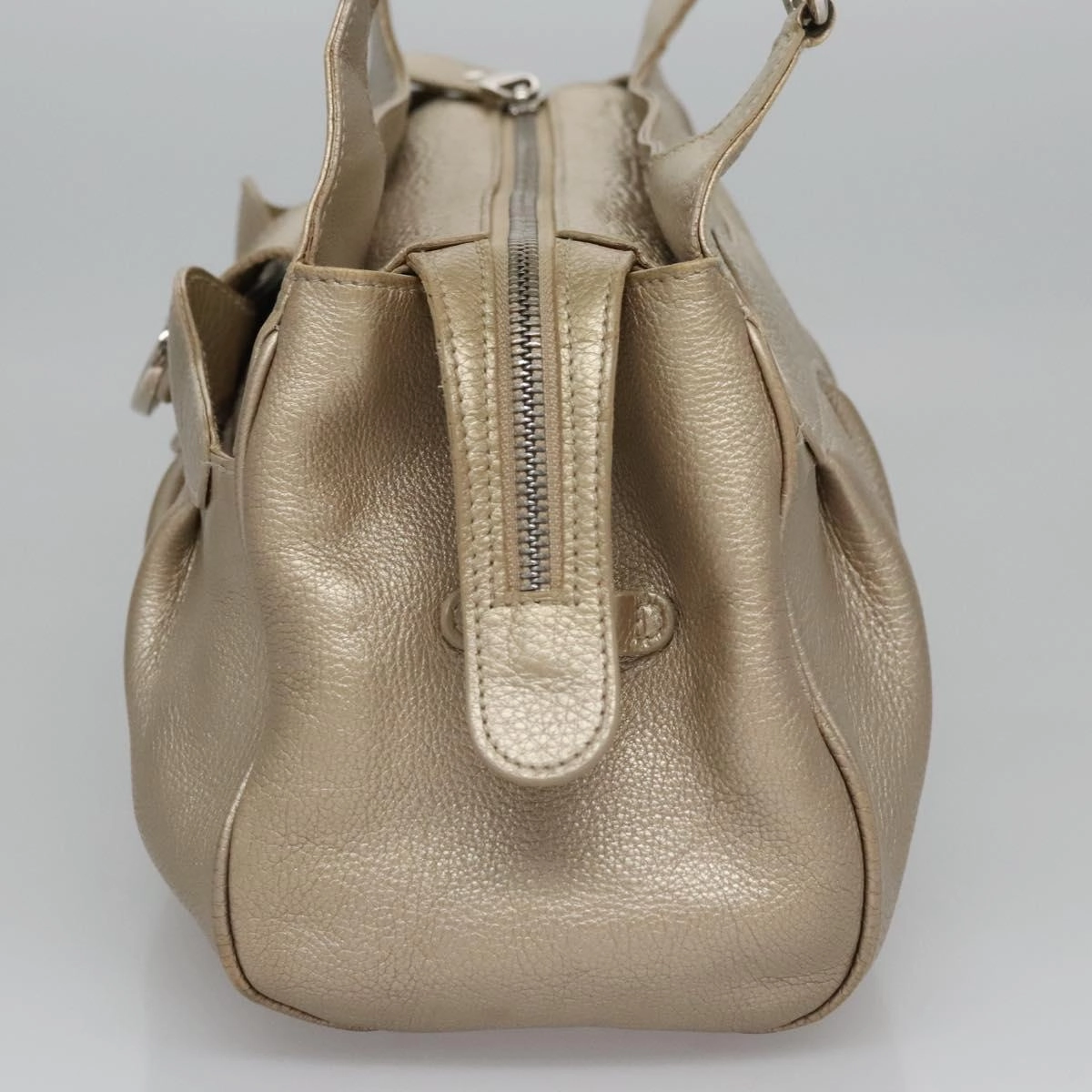 Salvatore Ferragamo Gancini Leather Tote Bag (Pre-Owned)