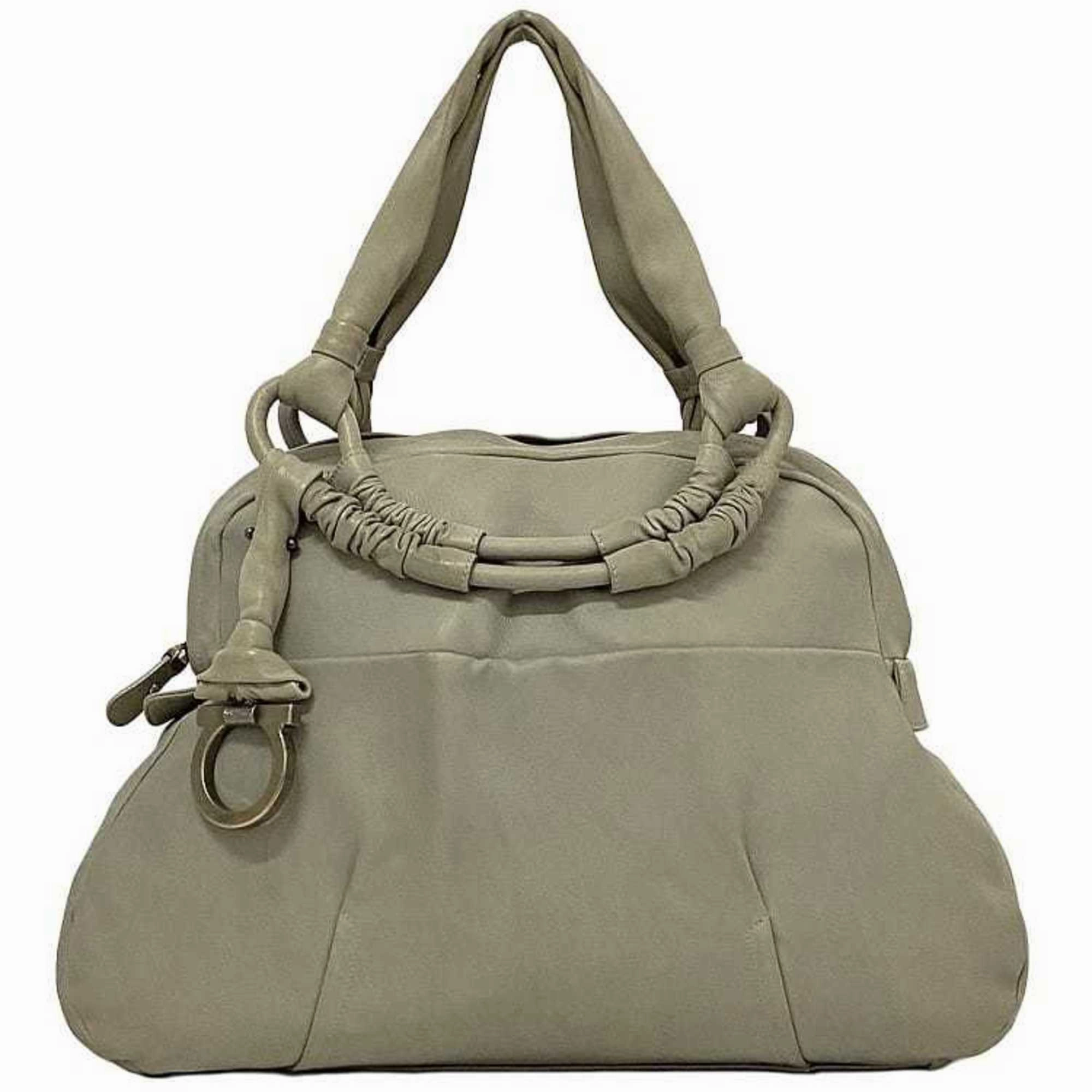 Salvatore Ferragamo Gancini Leather Tote Bag (Pre-Owned)