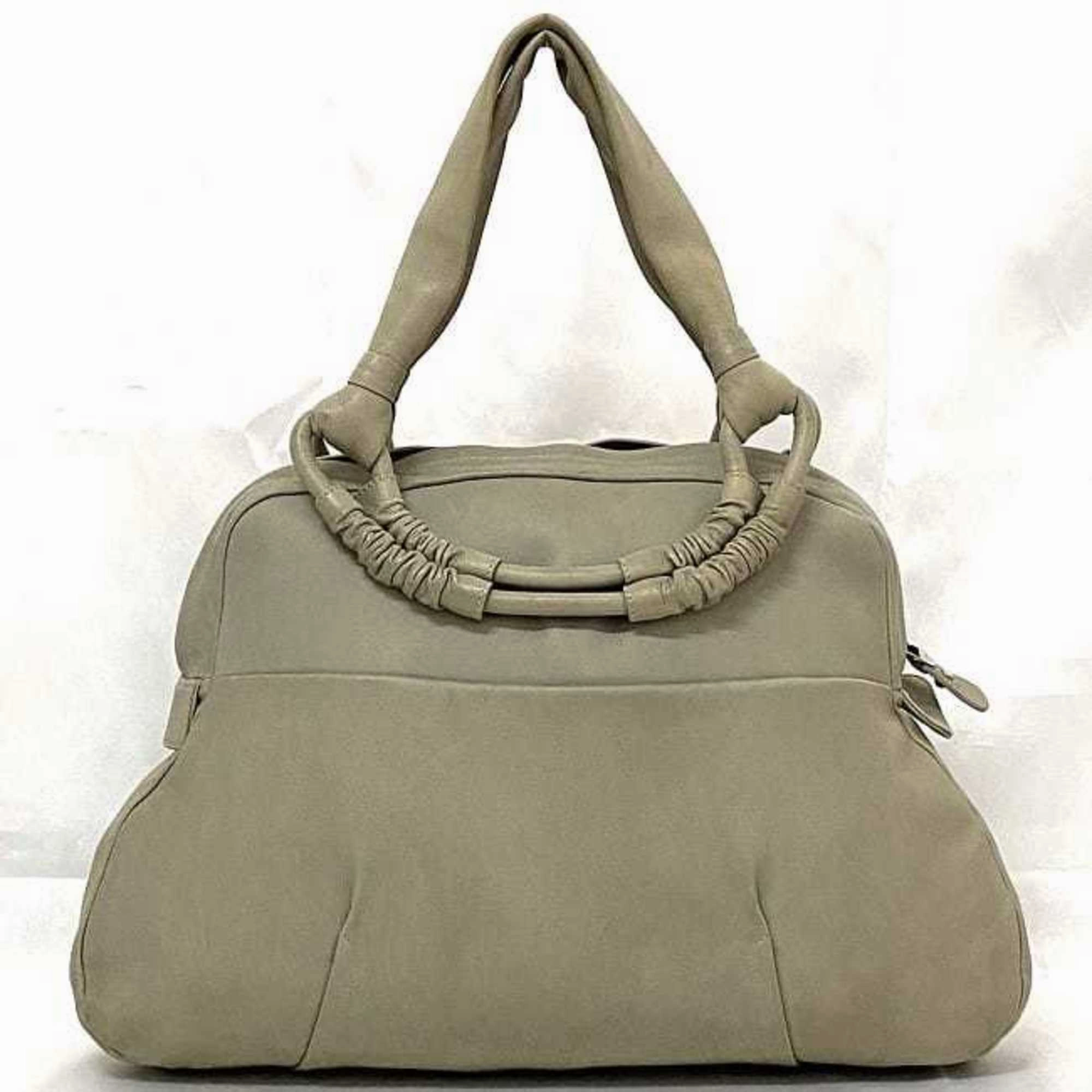 Salvatore Ferragamo Gancini Leather Tote Bag (Pre-Owned)