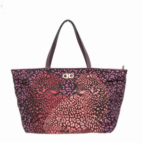 Salvatore Ferragamo Gancini Nylon Tote Bag (Pre-Owned)