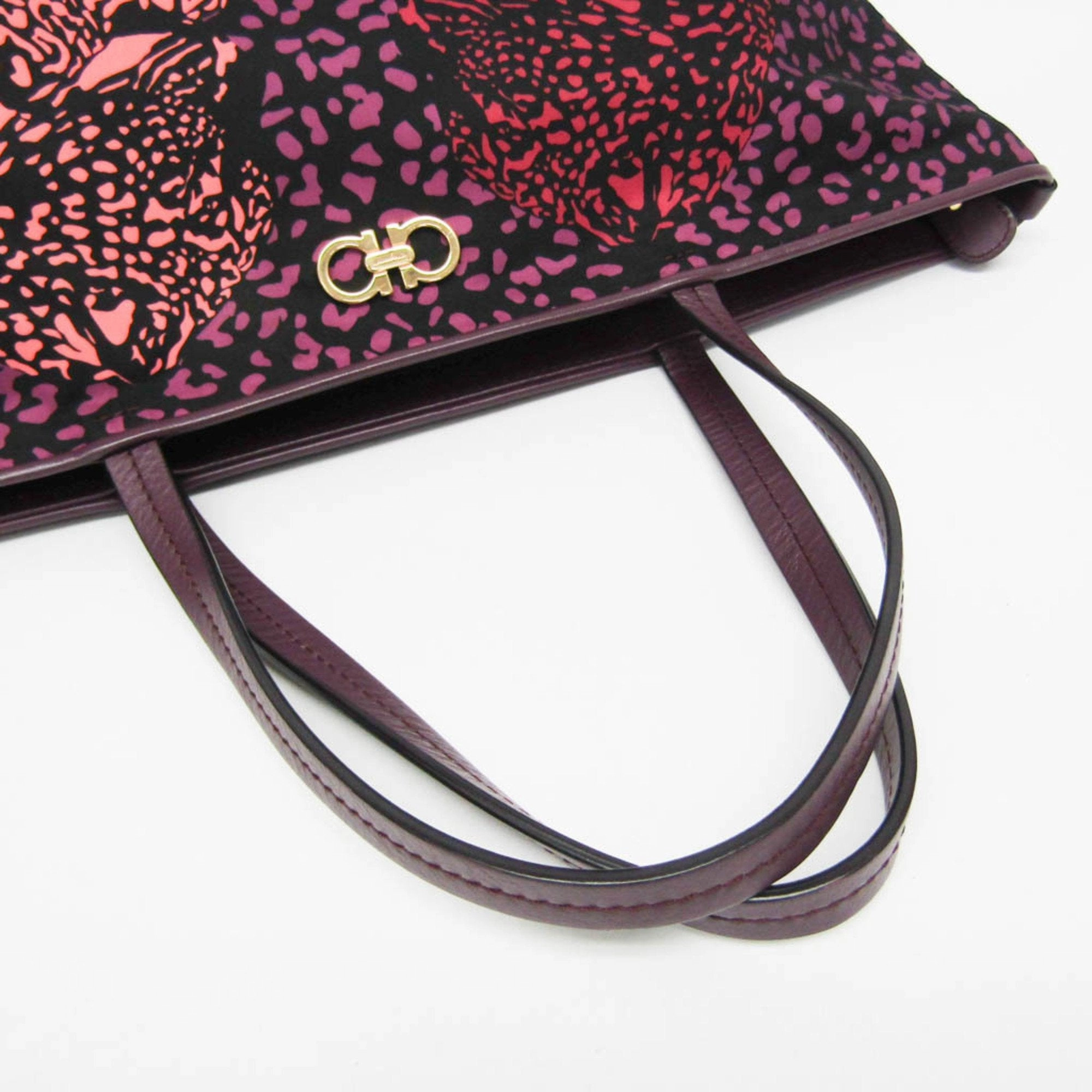 Salvatore Ferragamo Gancini Nylon Tote Bag (Pre-Owned)