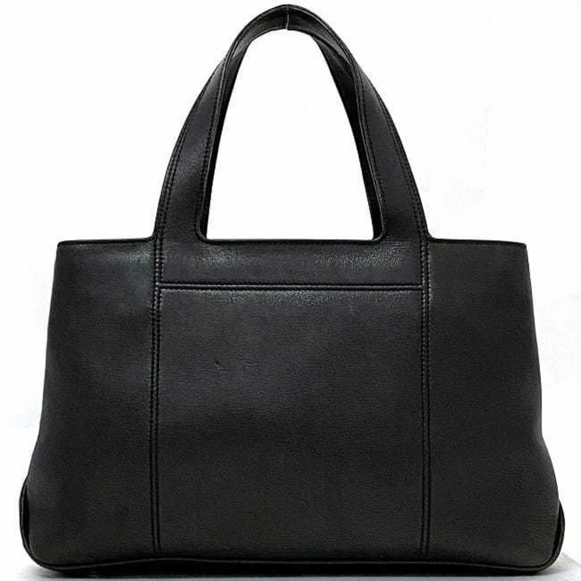 Salvatore Ferragamo Leather Handbag Tote Bag (Pre-Owned)