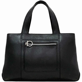 Salvatore Ferragamo Leather Handbag Tote Bag (Pre-Owned)
