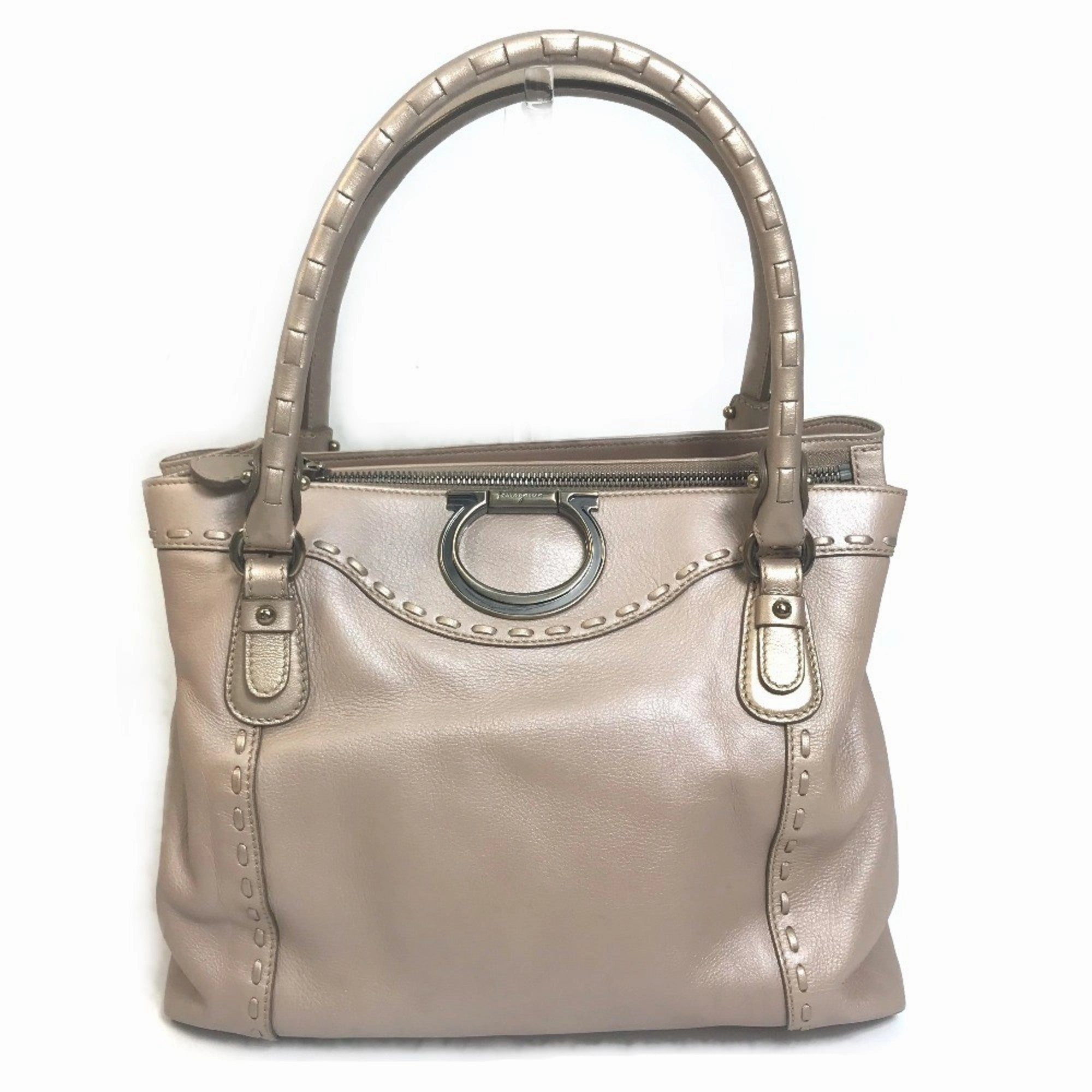 Salvatore Ferragamo  Leather Tote Bag (Pre-Owned)