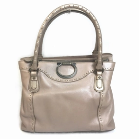 Salvatore Ferragamo  Leather Tote Bag (Pre-Owned)