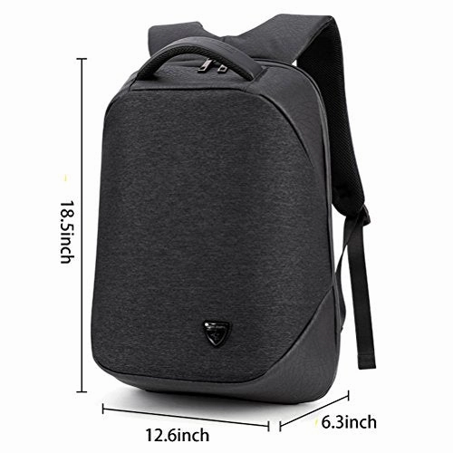 Samaz Laptop Backpack With Usb Charging Port Business Travel Backpack Shoulder College School Bag