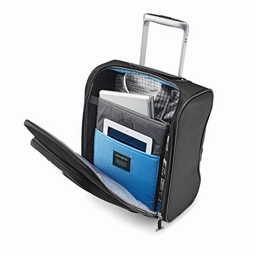 Samsonite Eco-Glide Wheeled Underseater, Midnight Black