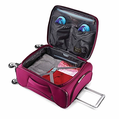 Samsonite Eco-Nu 20" Expandable Spinner Raspberry