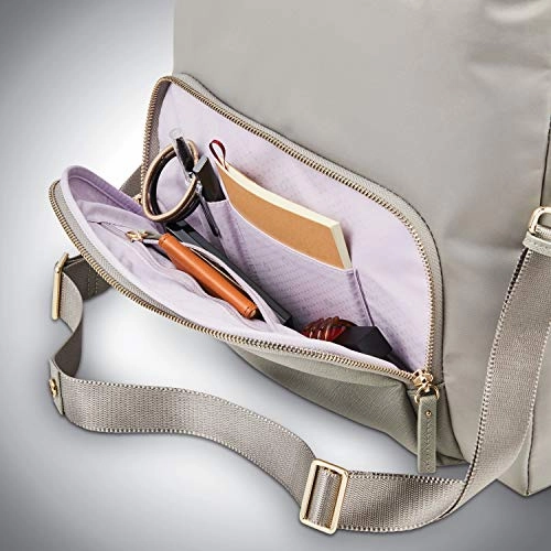 Samsonite Encompass Womens Convertible Tote Backpack Stone