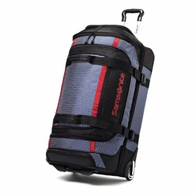 Samsonite Luggage Ripstop Wheeled Duffel, Blue, 26 Inch