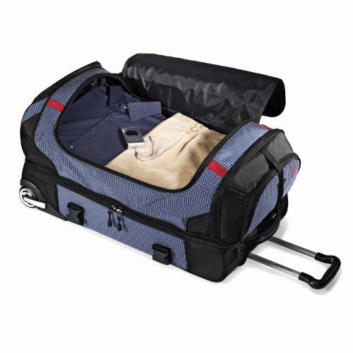 Samsonite Luggage Ripstop Wheeled Duffel, Blue, 26 Inch
