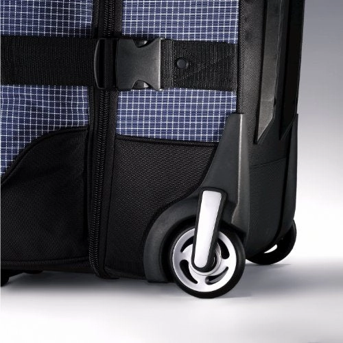 Samsonite Luggage Ripstop Wheeled Duffel, Blue, 26 Inch