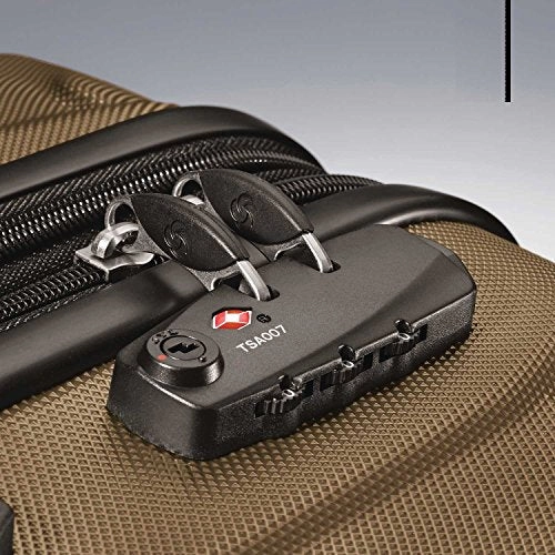Samsonite Omni PC 2 Piece Bundle 24 and 28 Spinner With Travel Pillow (Bronze)