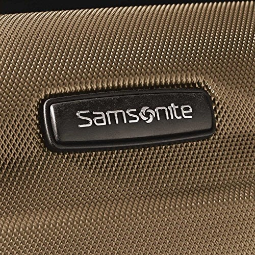 Samsonite Omni PC 2 Piece Bundle 24 and 28 Spinner With Travel Pillow (Bronze)