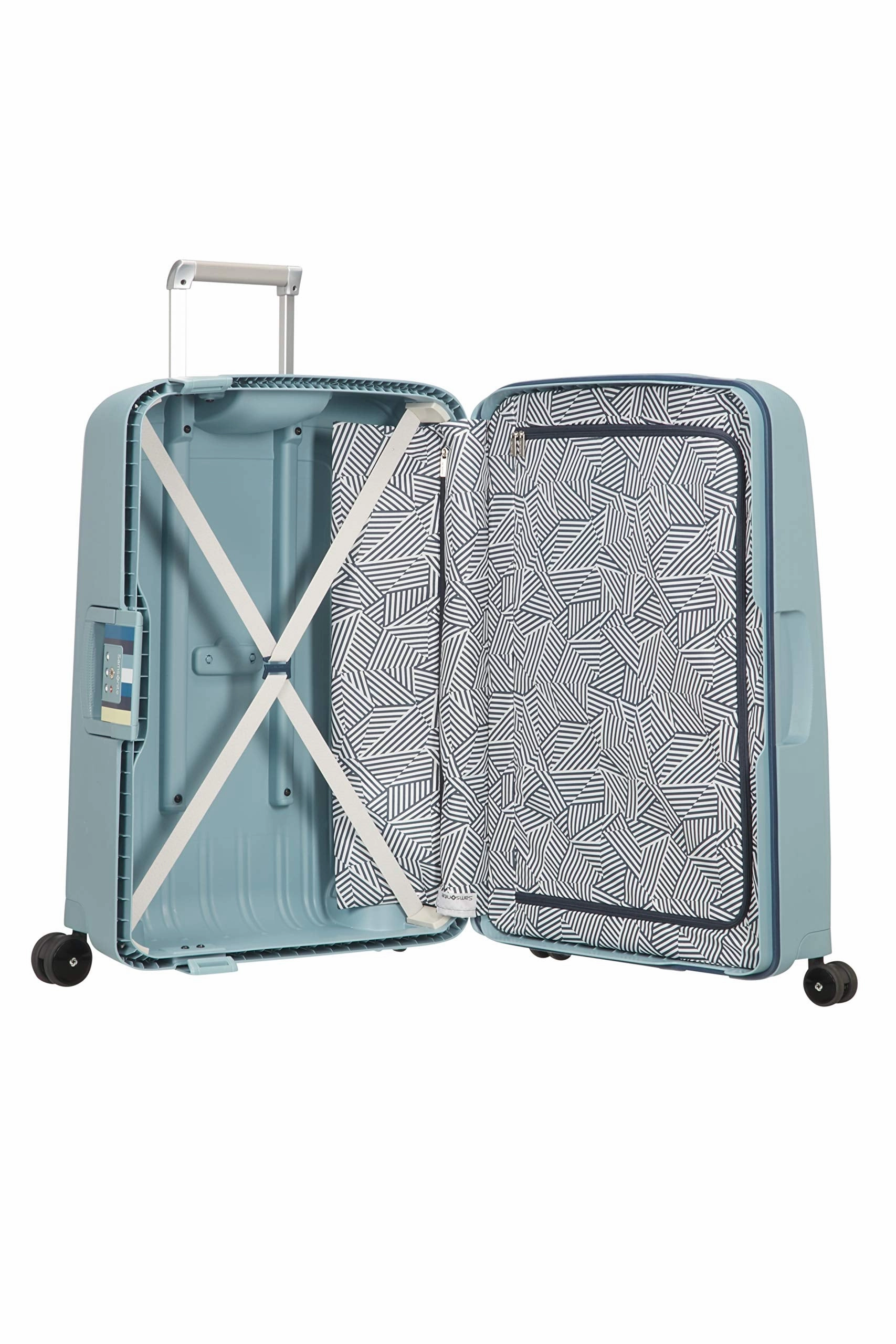 Samsonite Spinner 69, Blue (Stone Blue Stripes)