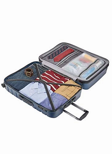 Samsonite TECH TWO 2.0 2-Piece Hardside Luggage Set, Blue 27" and 21"