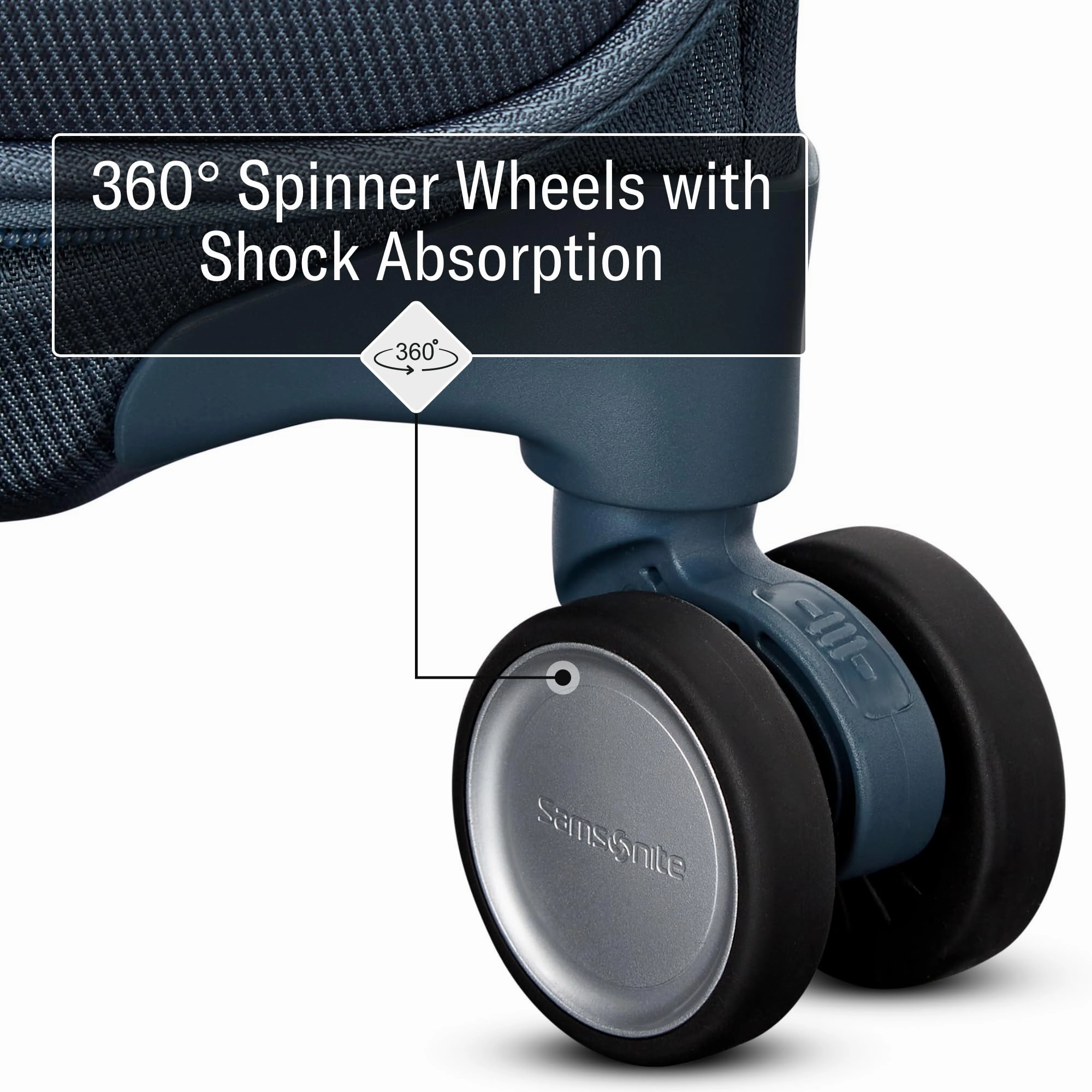 Samsonite UpLIFT Checked-Medium 25-Inch Lightweight Softside Expandable Spinner