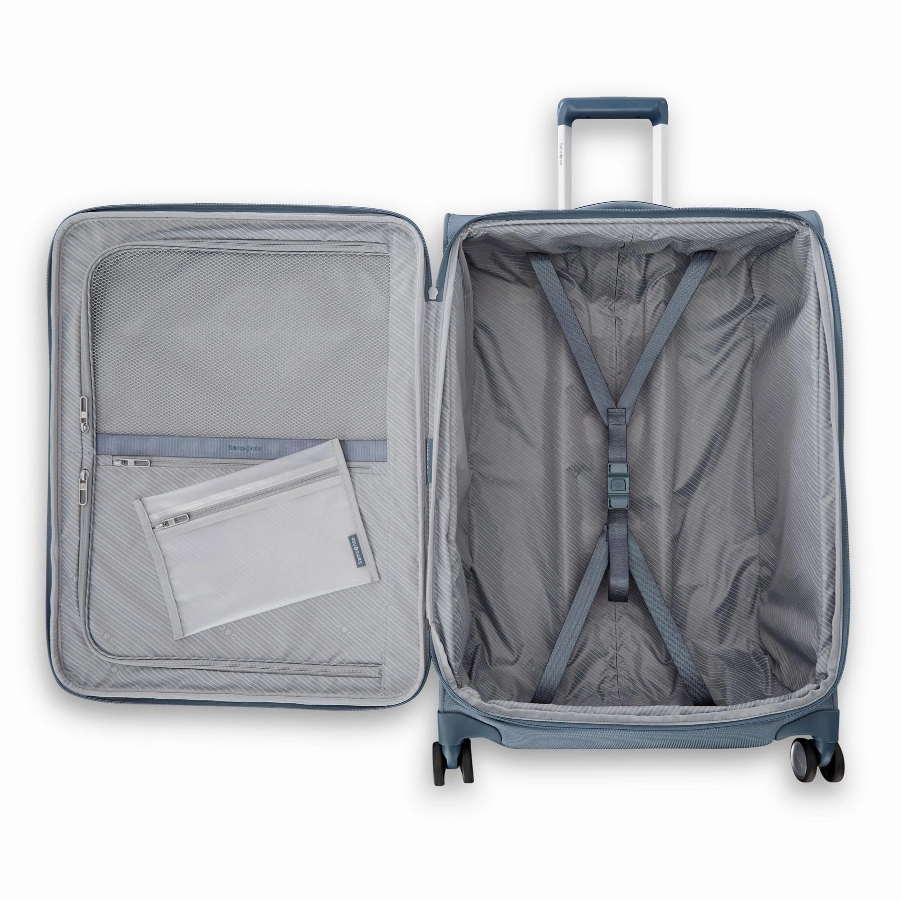 Samsonite UpLIFT Checked-Medium 25-Inch Lightweight Softside Expandable Spinner