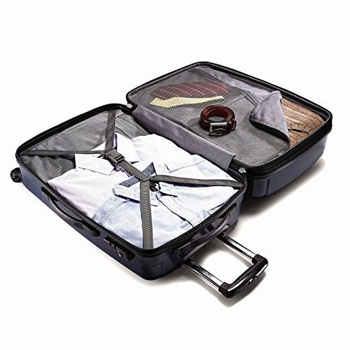 Samsonite Winfield 2 Fashion 2 Piece Set Spinner 20 and 24 With Travel Pillow (One Size, Deep Blue)