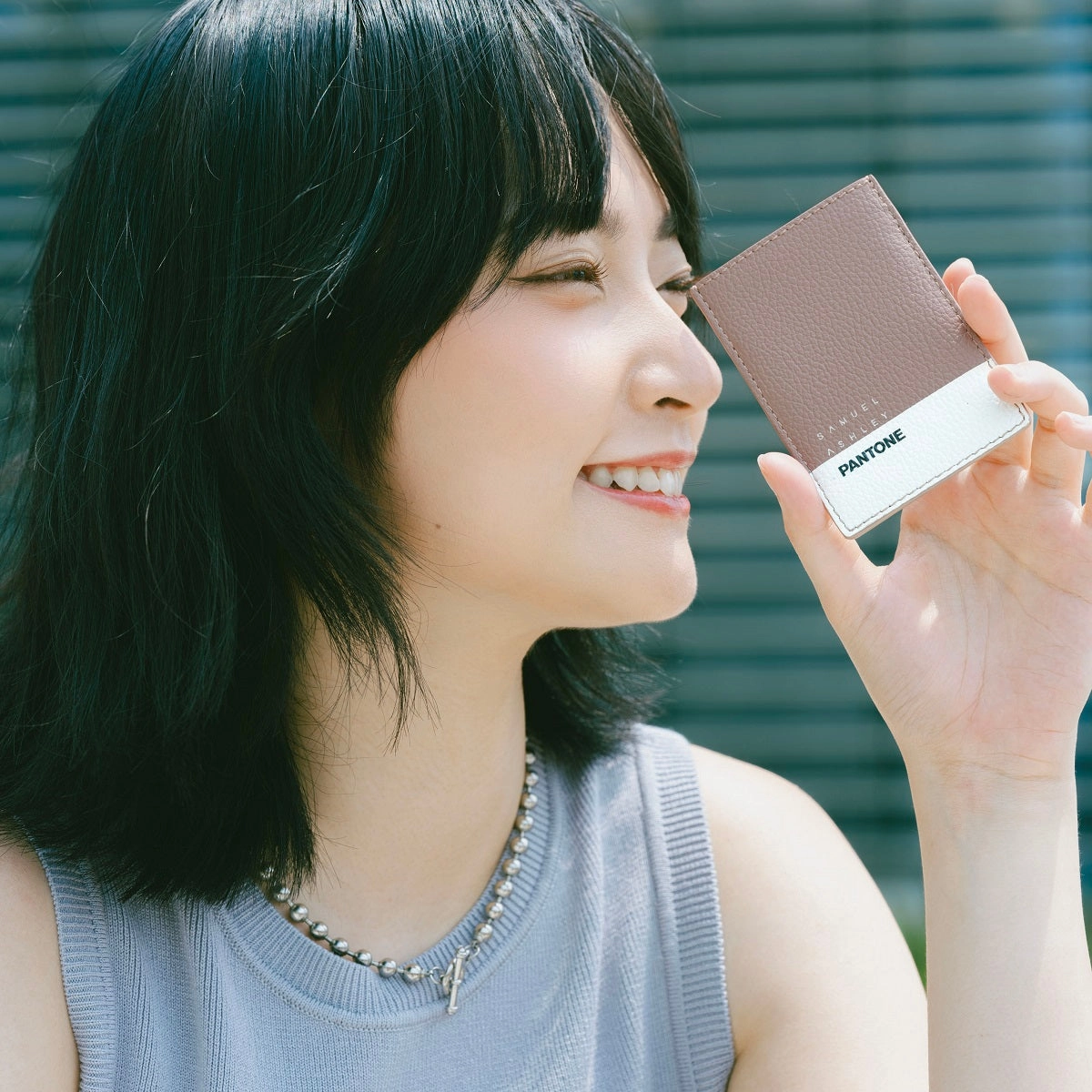 Samuel Ashley x Pantone Leather Card Holder