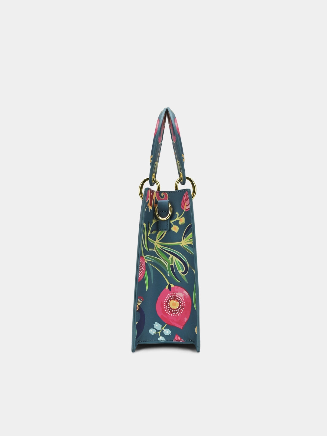 Saras Print Small Box Satchel Bag