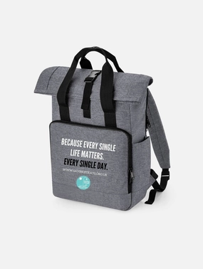 Saving Strays 365 Club Recycled Rolltop Backpack | Multiple Colours