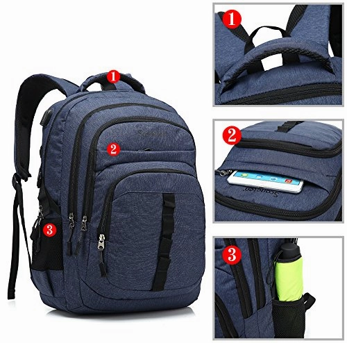 Scarleton Classic School Backpack H203419 - Navy