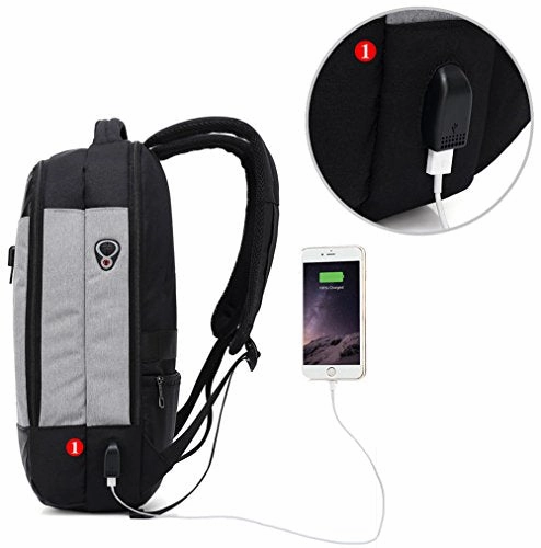 Scarleton Trendy Backpack H20460103 - Black/Grey