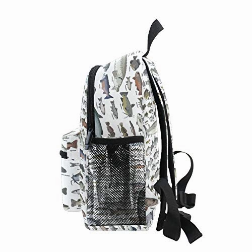 Sea Fish Pattern Backpack for Girl Boy Preschool School Bag Children Mini Travel Daypack Primary School Students Bookbag