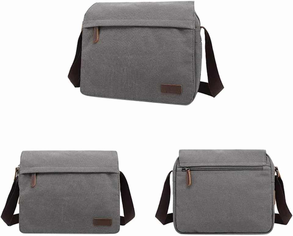 Sechunk Vintage Canvas Messenger Cross body bag Shoulder bag