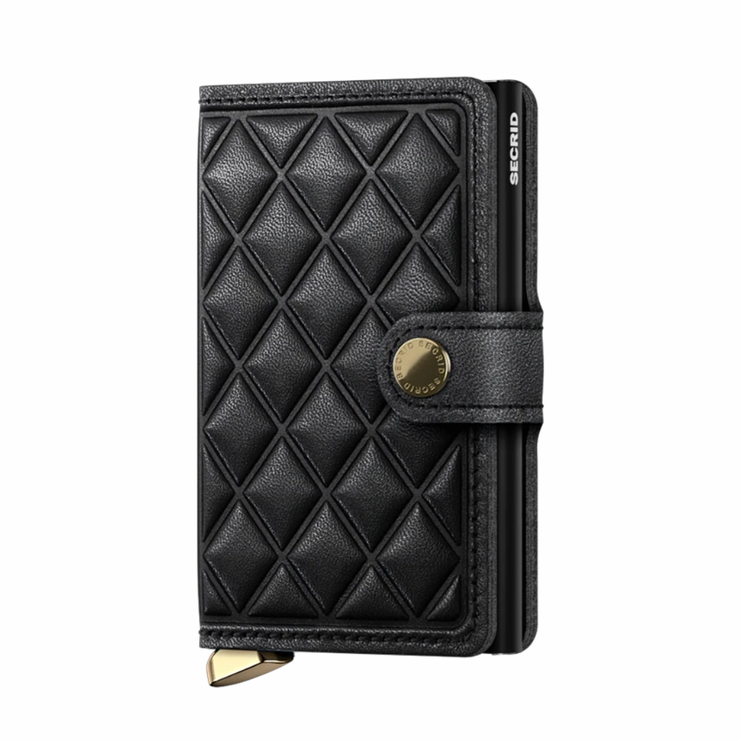 SECRID - Premium Miniwallet Emboss Diamond Black