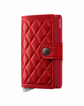 SECRID - Premium Miniwallet Emboss Diamond Red