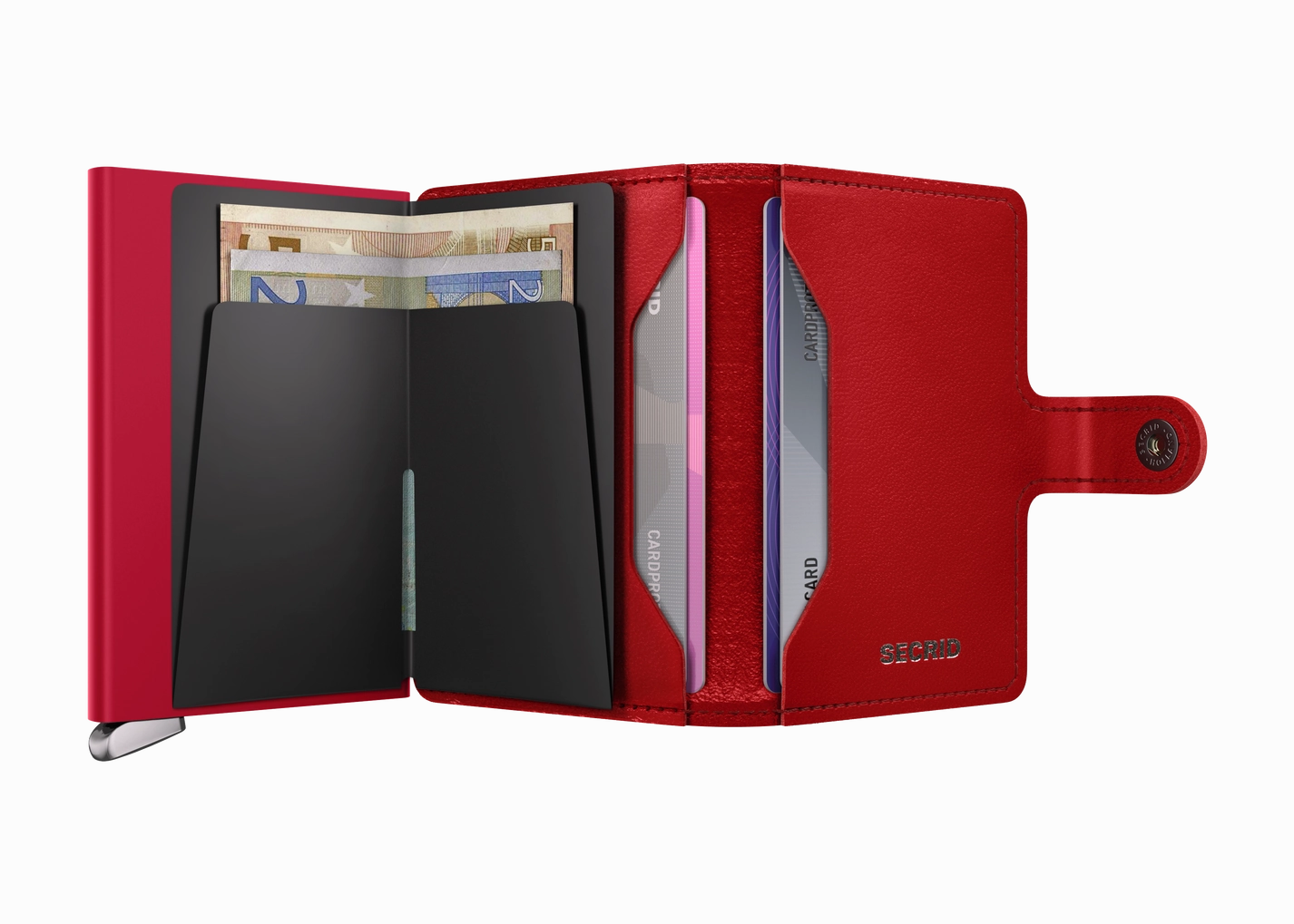 SECRID - Premium Miniwallet Emboss Diamond Red