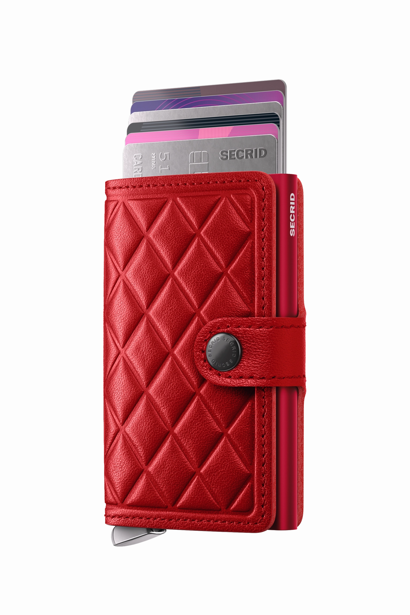 SECRID - Premium Miniwallet Emboss Diamond Red