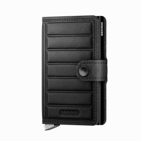 SECRID - Premium Miniwallet Emboss Lines Black
