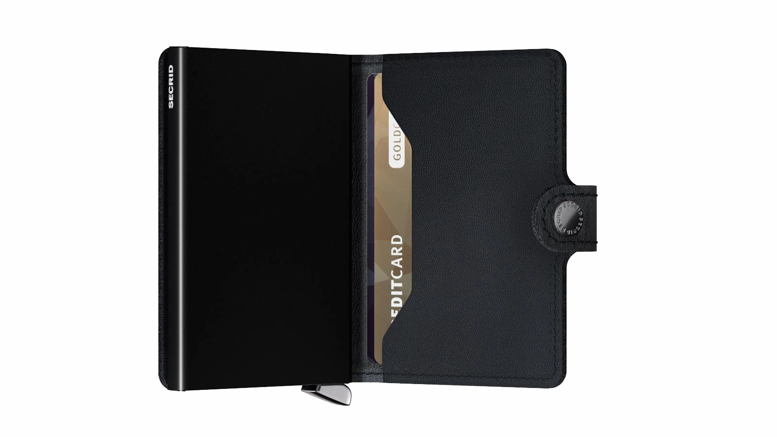 SECRID - Premium Miniwallet Emboss Lines Black