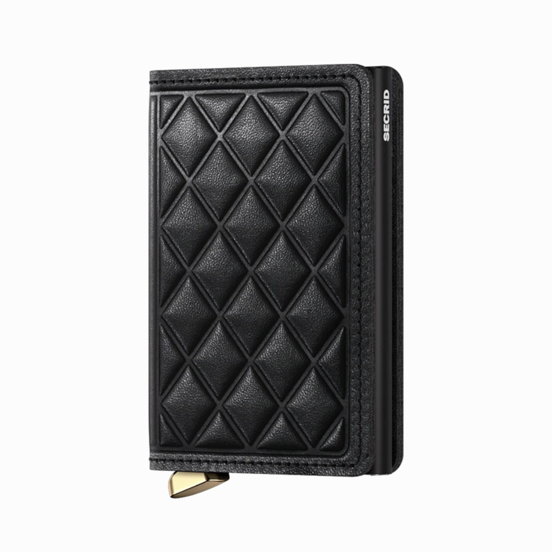 SECRID - Premium Slimwallet Emboss Diamond Black