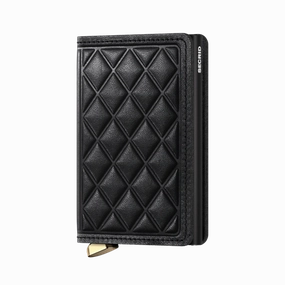 SECRID - Premium Slimwallet Emboss Diamond Black