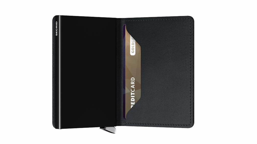 SECRID - Premium Slimwallet Emboss Lines Black
