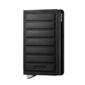 SECRID - Premium Slimwallet Emboss Lines Black