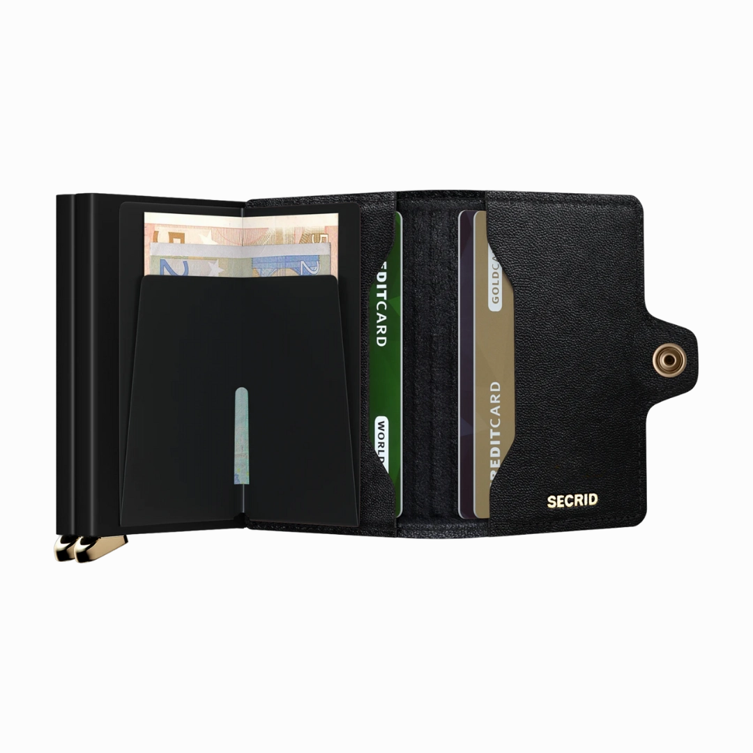 SECRID - Premium Twinwallet Emboss Diamond Black