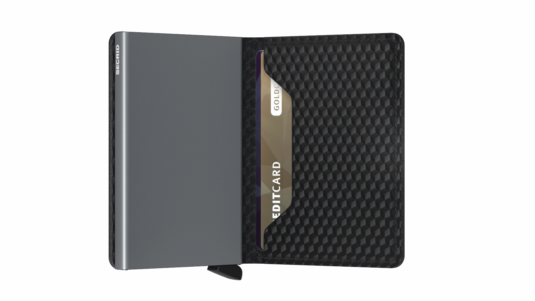 SECRID - Slimwallet Cubic Black Titanium