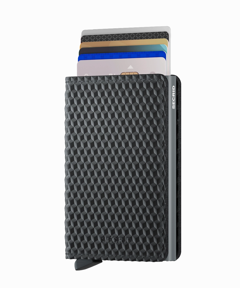 SECRID - Slimwallet Cubic Black Titanium