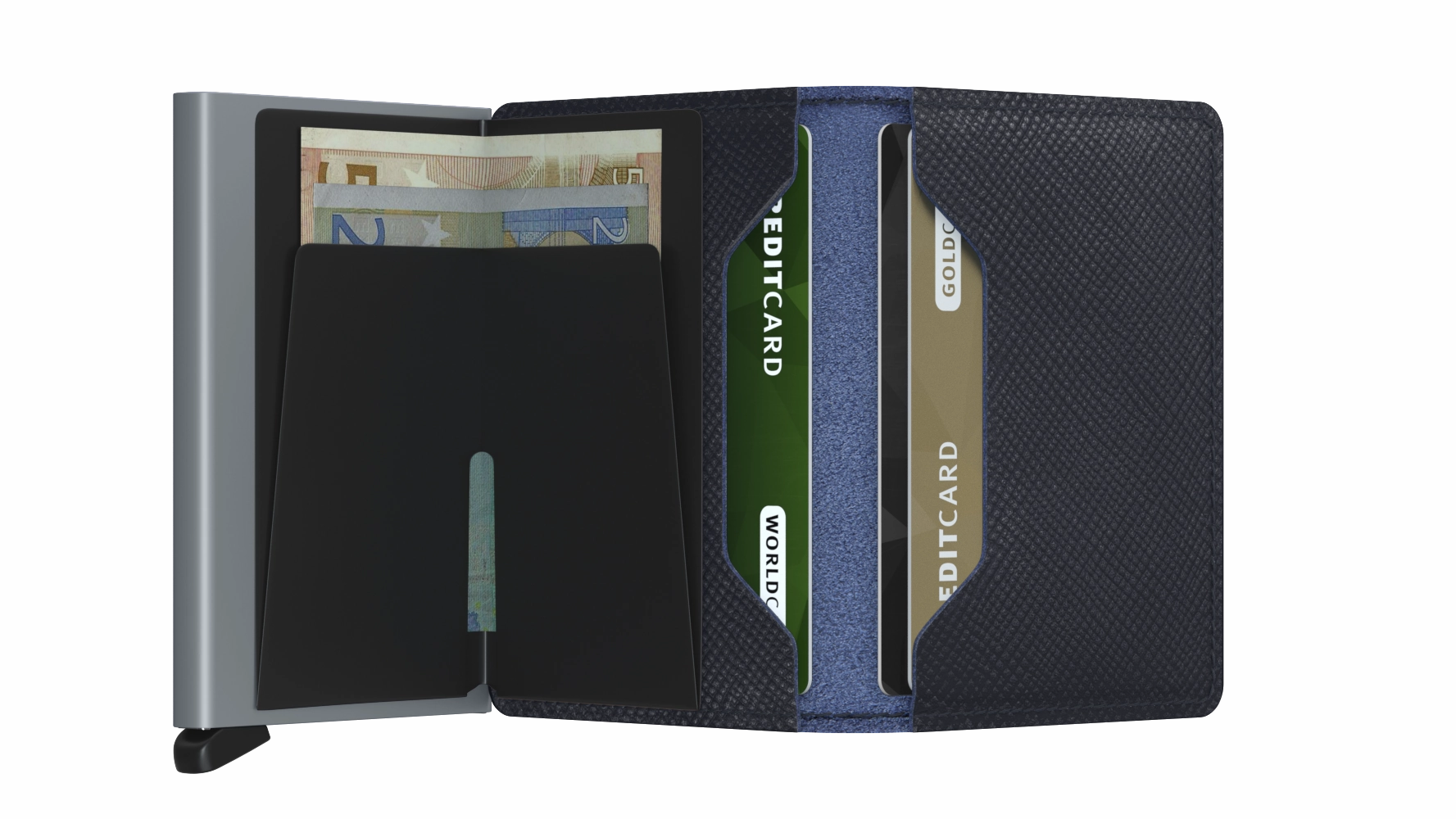 SECRID - Slimwallet Saffiano