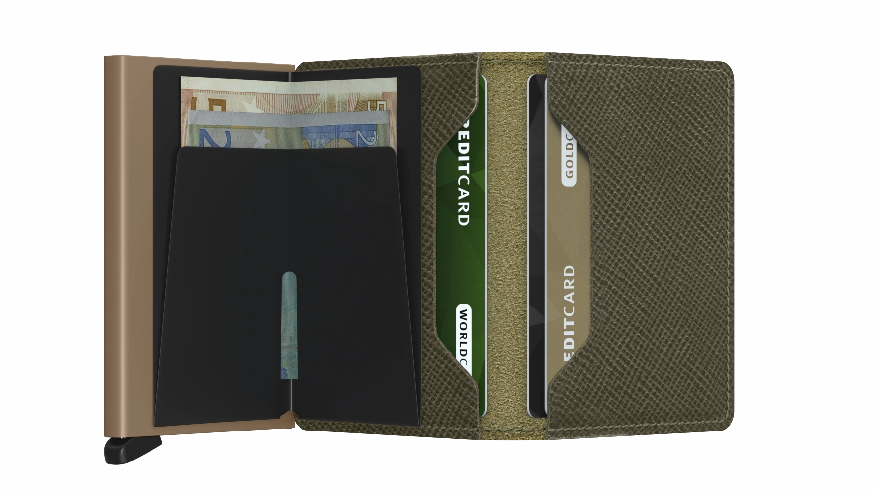 SECRID - Slimwallet Saffiano