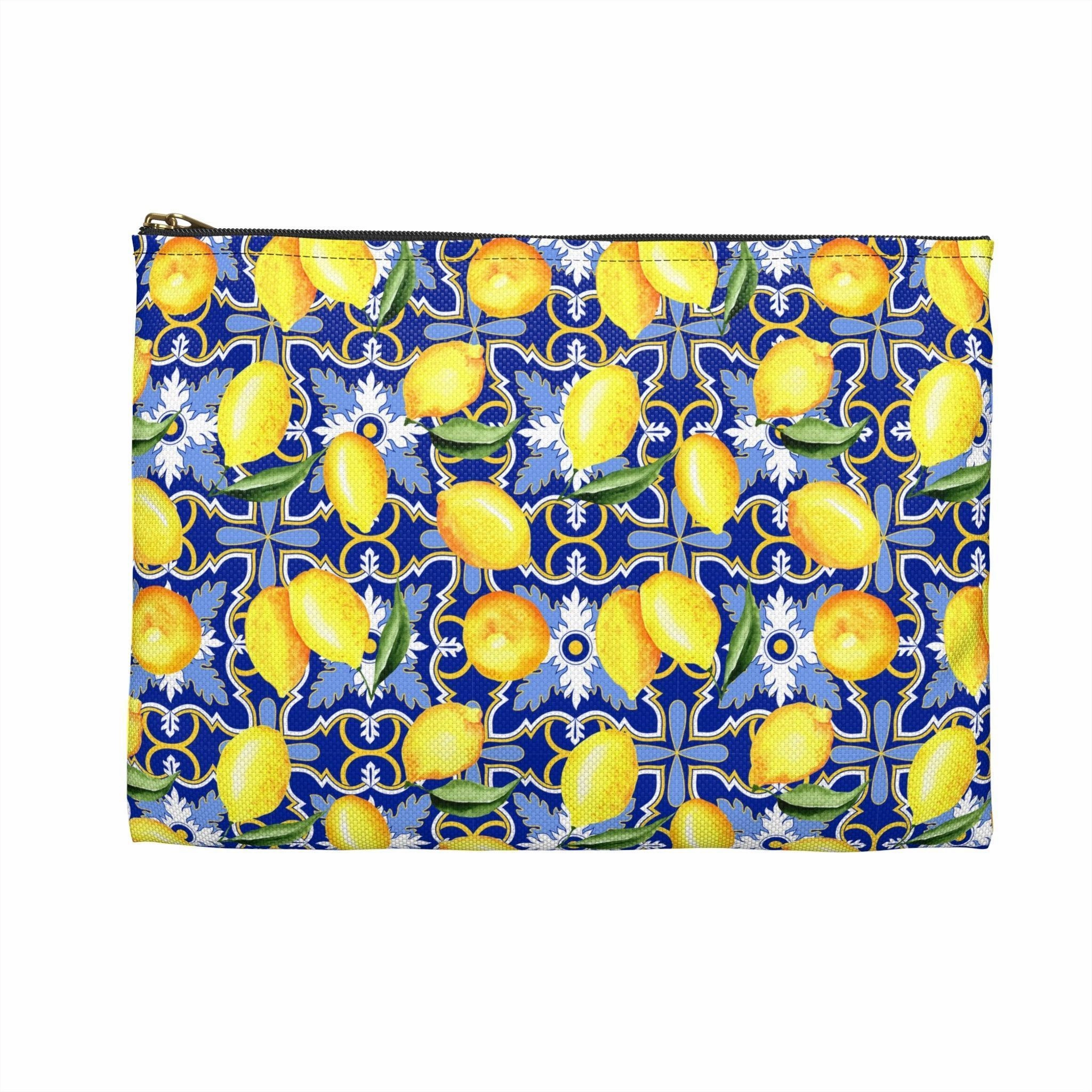 See You in Santorini | Lemon Print Travel Tote Bag