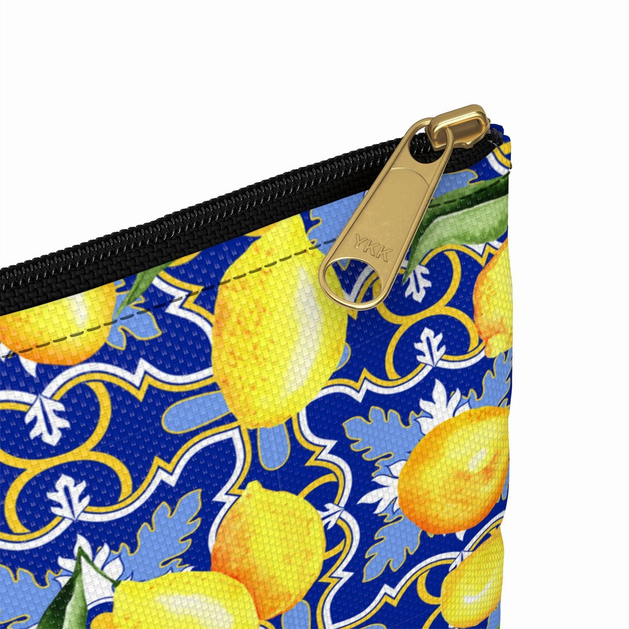 See You in Santorini | Lemon Print Travel Tote Bag