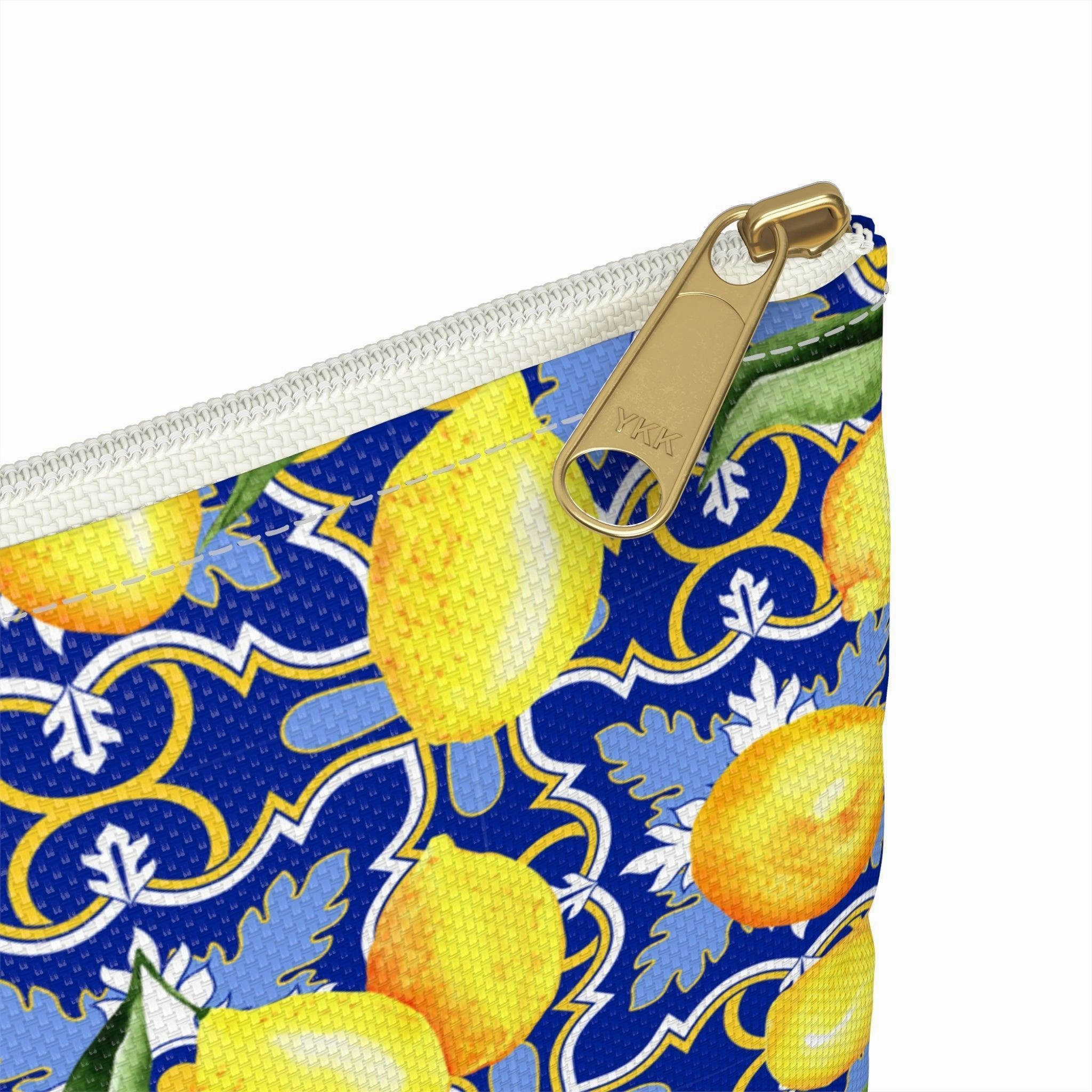 See You in Santorini | Lemon Print Travel Tote Bag